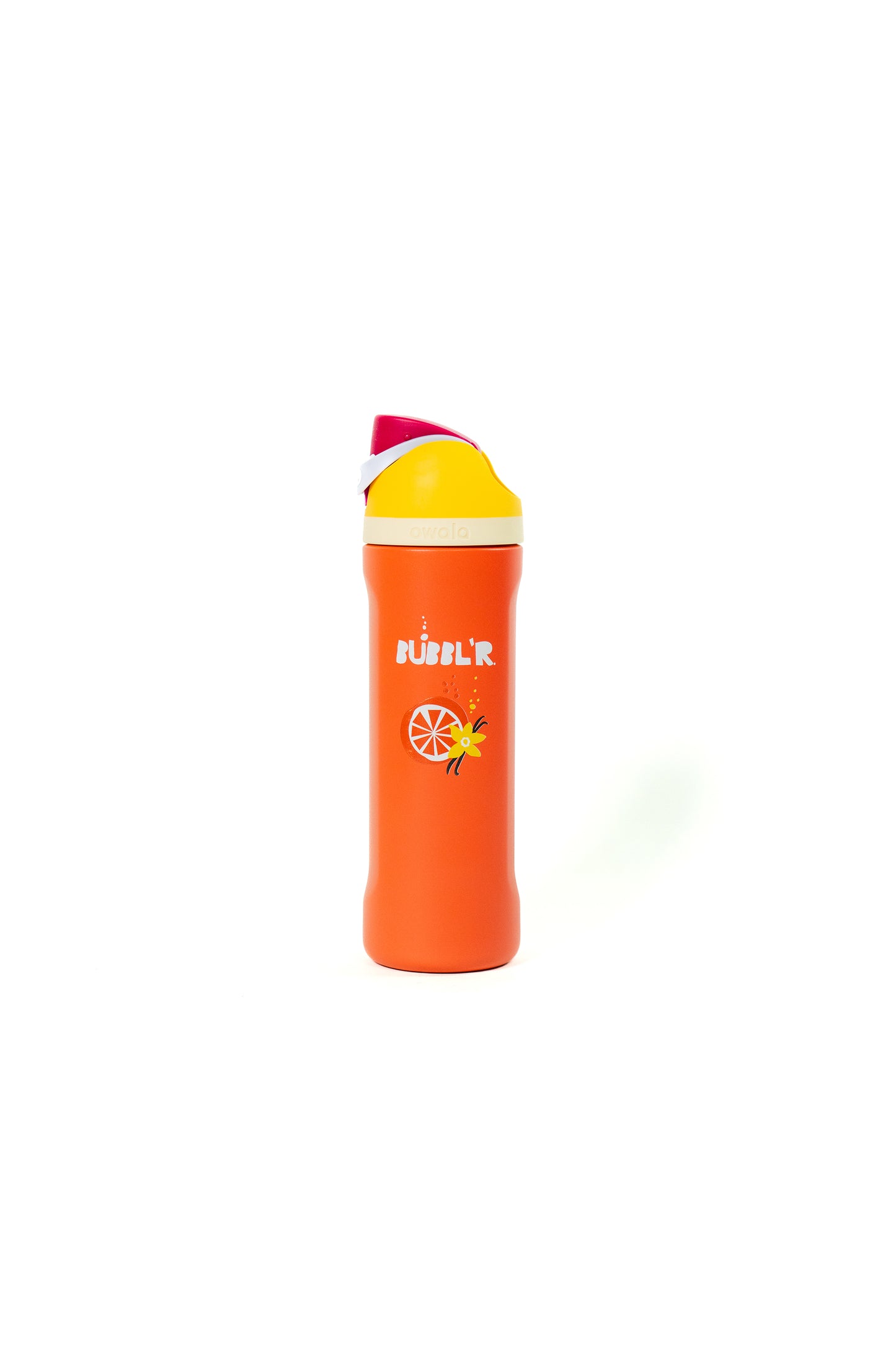 LIMIT'D EDITION BUBBL'R FreeSip Owala bottle - orange dream freez'r