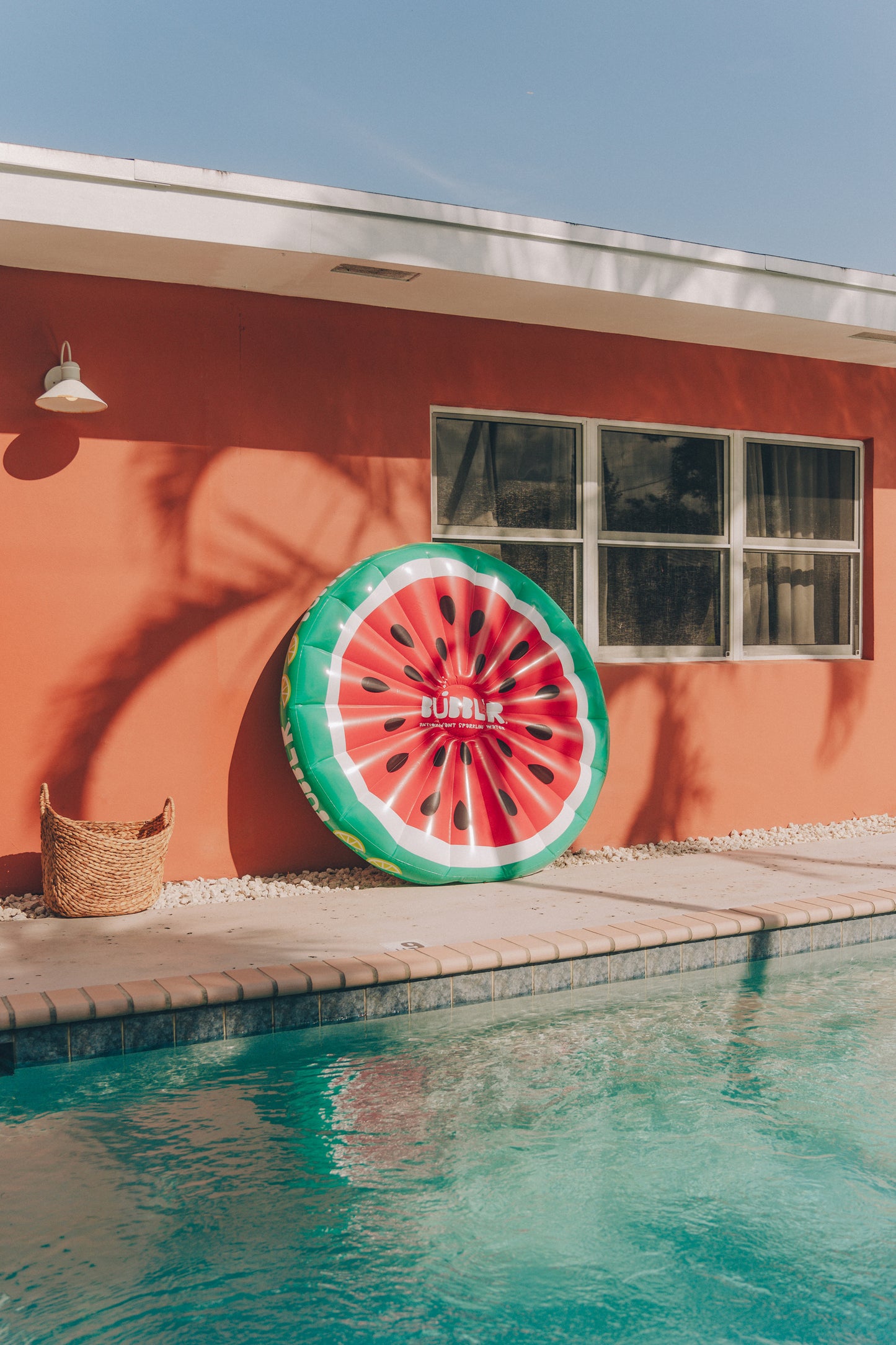 BUBBL'R watermelon slice'r pool float