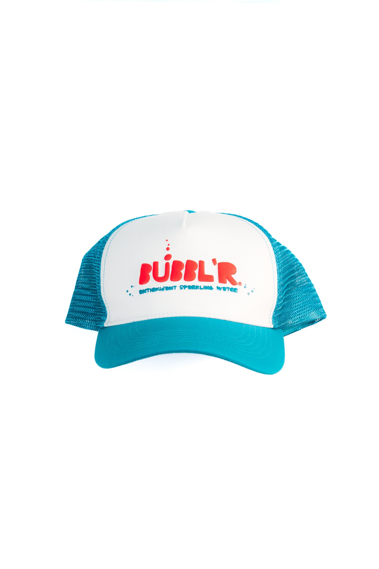 happy thoughts BUBBL'R trucker hat - teal