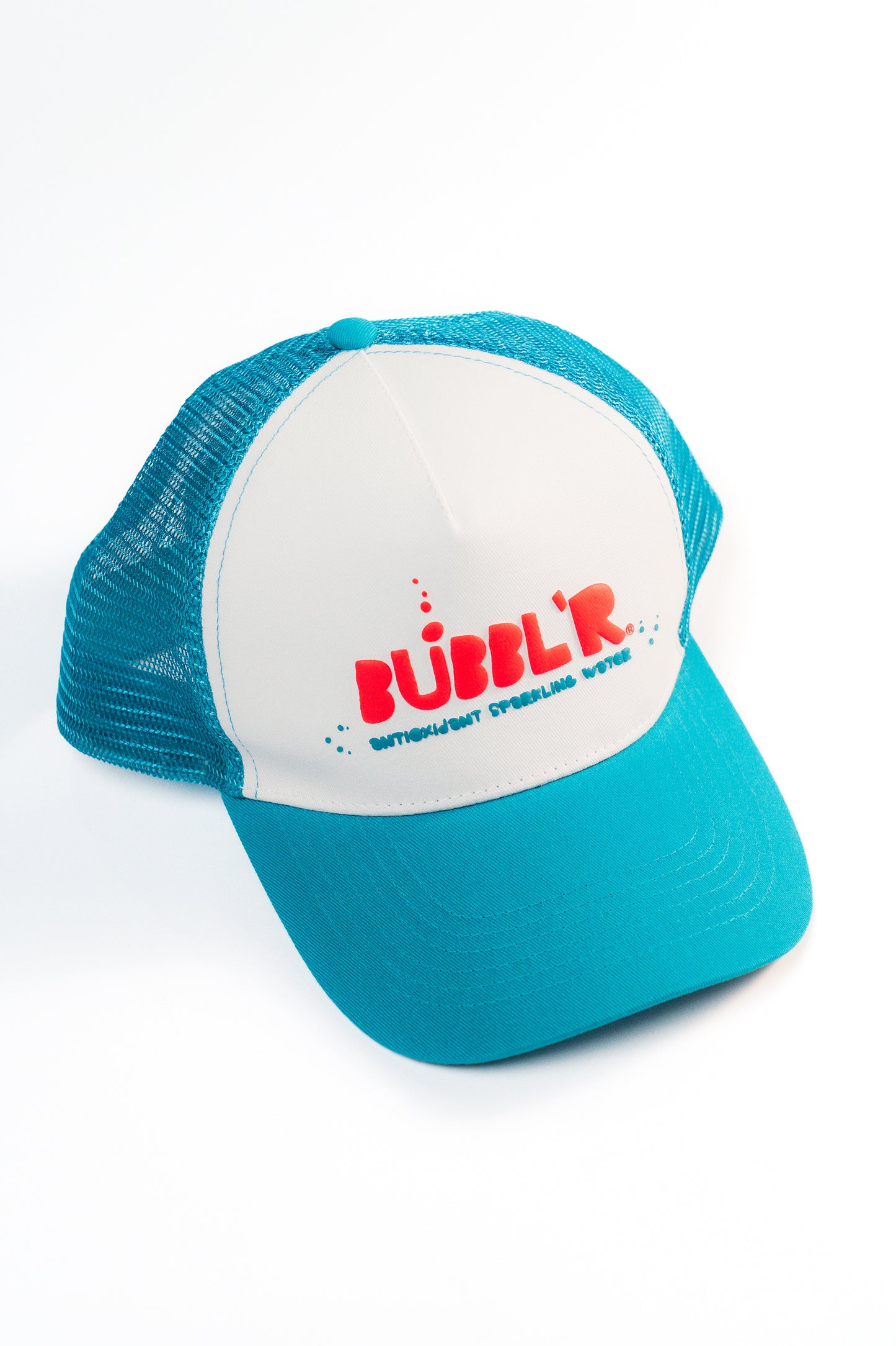 happy thoughts BUBBL'R trucker hat - teal