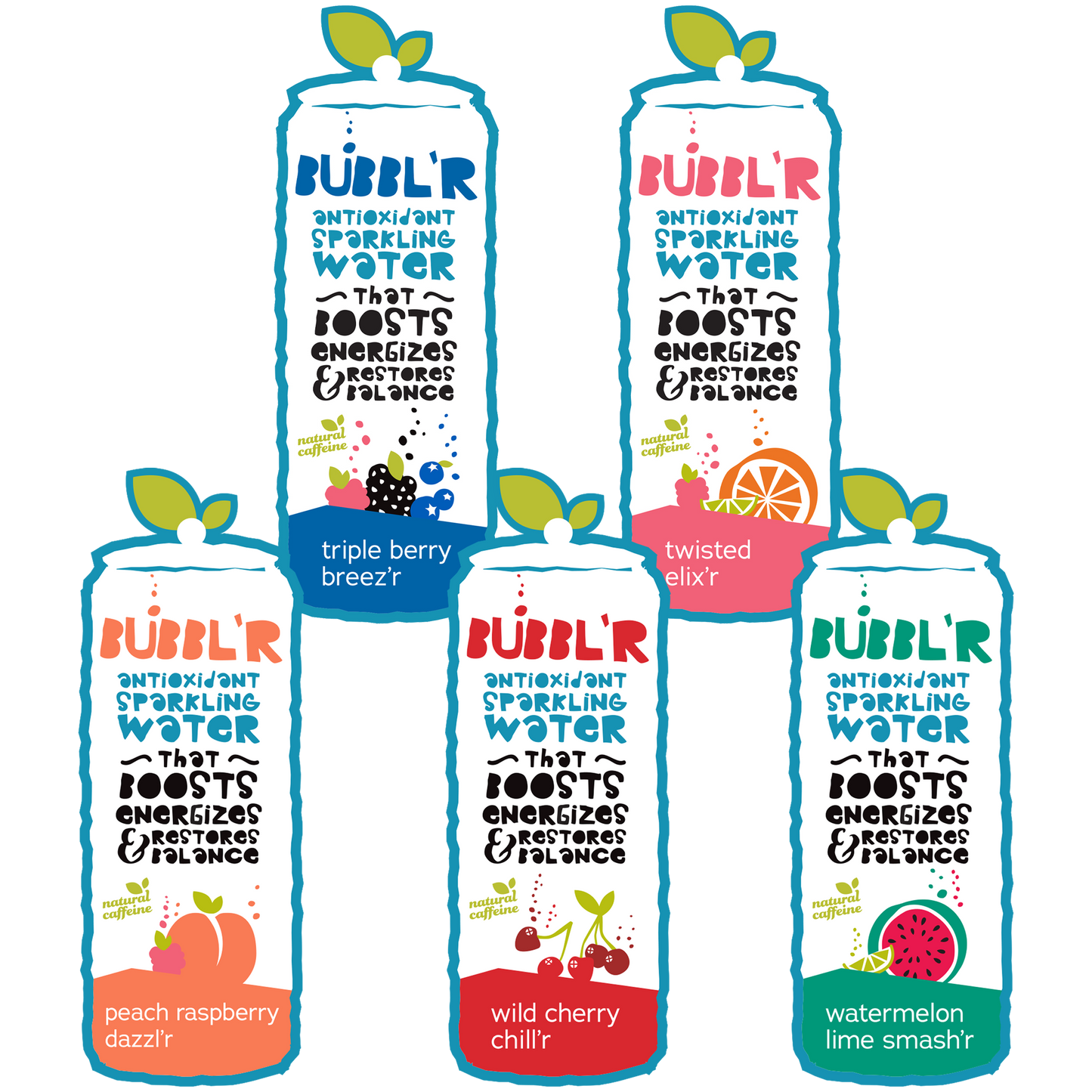 BUBBL'R top 5 can air freshen'rs