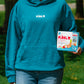 BUBBL'R roll with the punch'r hoodie - blue