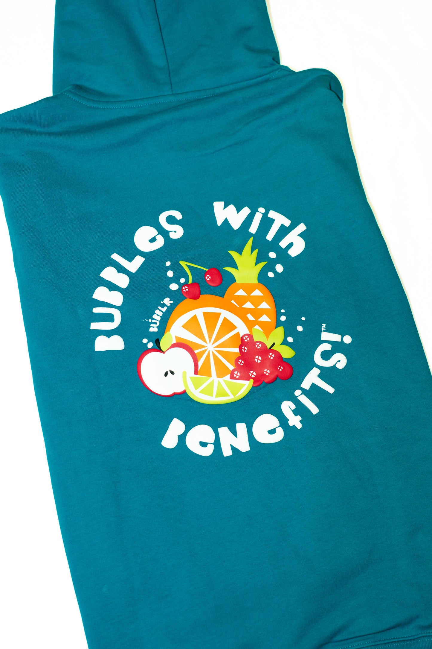 BUBBL'R roll with the punch'r hoodie - blue