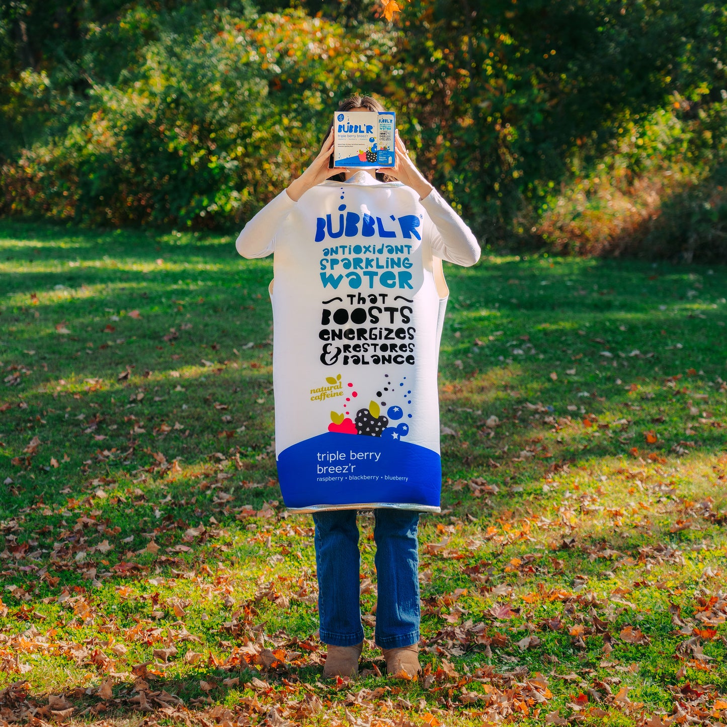 BUBBL'R Halloween costume- triple berry breez'r