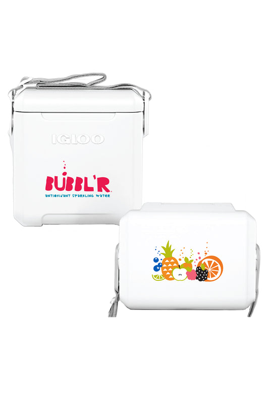 BUBBL'R tag along igloo cool'r - white