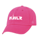 just wond'ring BUBBL'R dad cap - pink