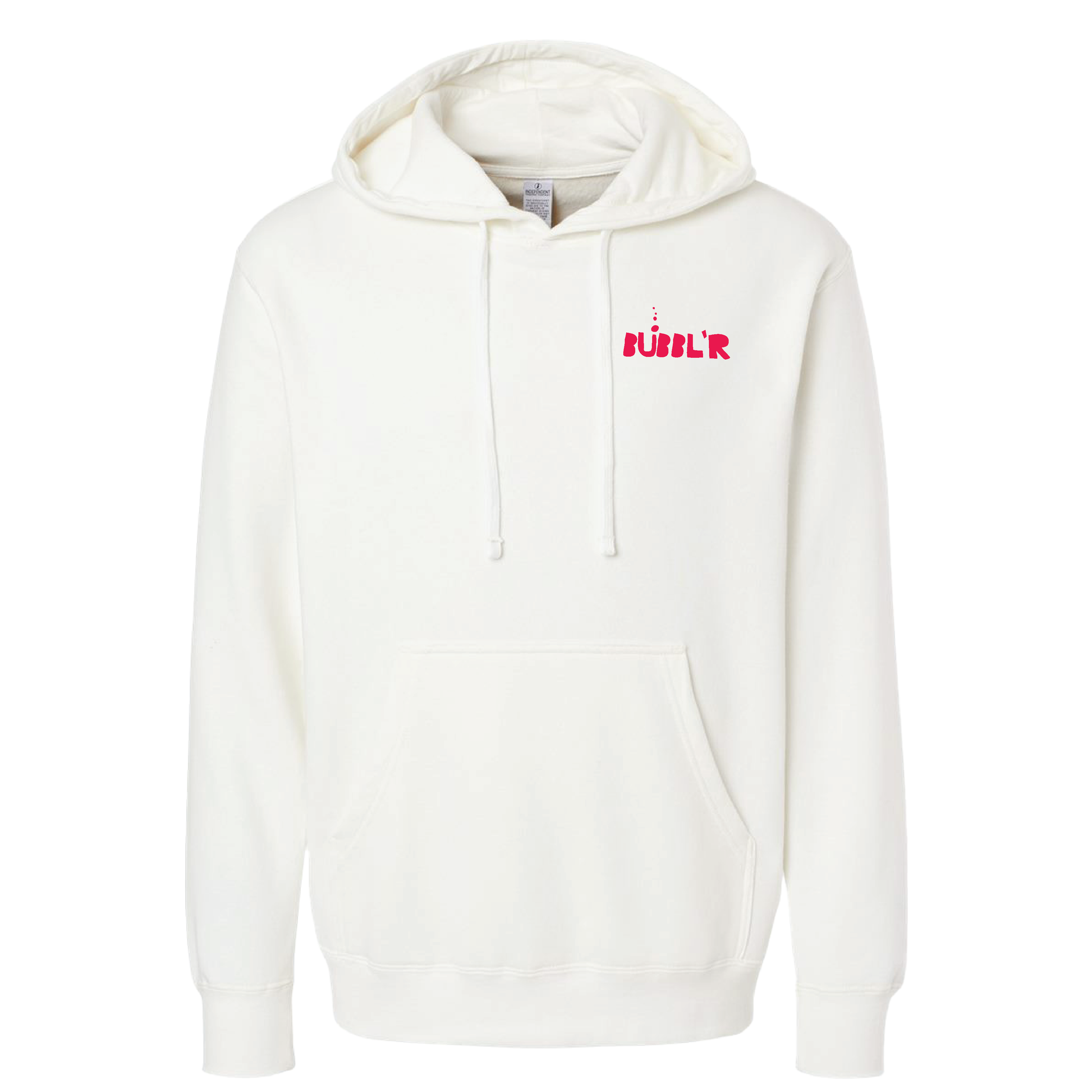 keep it fun BUBBL R hoodie white